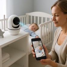 Store Wifi Akıllı Güvenlik Kamerası | 360° Görüş | Hareket Algılama & Anlık Bildirim | Gece Görüşü | 7/24 Uzaktan Izleme & Bulut Depolama Destekli