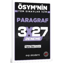 Ösym'nin Tüm Sınavlar Için 3X27 Paragraf Deneme Evp Akademi