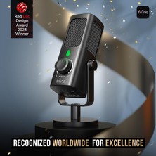 Store Stüdyo Kayıt/bilgisayar Akışı Için Usb-Podcast-Kondenser-Mikrofon, Youtube Müzik Vokal Oluşturma Için Masaüstü-Metal-Mic, Monitör-Mix Ses Kontrolü, Düşük Kesim Anahtarı (Profıle3)