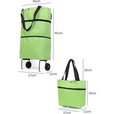 Store Alışveriş Çantası Katlanabilir Pazar Arabası Tekerlekli Pazar Arabası Katlanabilir