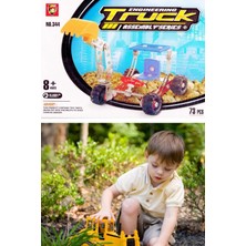 Store 73 Parça Metal LEGO Kepçe Eğlenceli LEGO Seti ve Yapım Kutusu