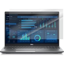 Defne Store Dell Precision 3581 15 Inç ile Uyumlu Mat Ekran Koruyucu, Yansıma ve Parlama Önleyici, Parmak Izi Bırakmayan, 9h Temperli Nano Cam