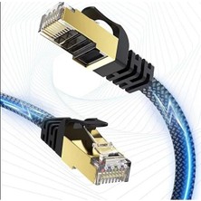 Store Cat 8 Lan Kablosu –ethernet Kablosu Örgü Kaplama, Yüksek Hızlı (3 Metre)