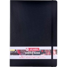 Defne Store Sketch Book Black; Sketch Book, 80 Sheets, 21X29,7 cm Bound