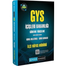Data Yayınları Pegem 2026 Gys Içişleri Bakanlığı Ilçe Nüfus Müdürü Konu Anlatımlı Soru Bankası Görevde Yükselme Pegem Akademi Yayınları