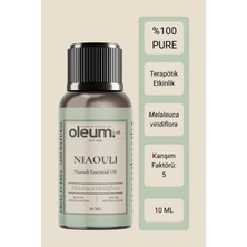 Oleum Lab Niaouli Uçucu Yağı 10 ml %100 Pure & Terapötik Etkili (Intim Sağlık & Akne & Mantar)