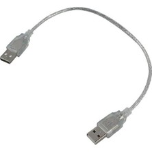 Store PM-8609 Şeffaf 50 cm USB Erkek-Erkek Kablo