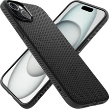 Store iPhone 15 Plus ile Uyumlu Kılıf Liquid Air Matte Black - ACS06650