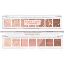 Defne Store Mat, Işıltılı ve Simli Far Paleti All Take Mood Palette 009 Ohmyhandful Peach