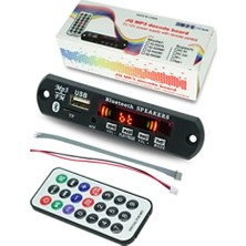 Defne Store Mikrofonlu Bluetooth Radyo, Usb, Aux, Sd Kart, Mp3 Çalar, 12 V