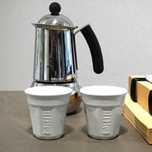 Store Y0TZ502 6 Espresso Bardağı, Porselen, Beyaz, 23,7 x 14 x 7 Cm, 6 Parça