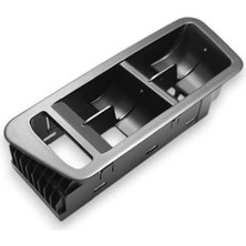 Defne Store Sol Ön Kapı Cam Düğme Çerçevesi Siyah 5G1867255C Vw Golf 7.5 ile Uyumlu 2017-2020