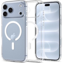Store iPhone 18 Pro Max / 17 Pro Max ile Uyumlu Şeffaf Magsafe Kılıf Ultra Hybrid Mag Fit Clear White - ACS10035