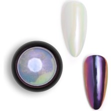Defne Store Holografik Efektli Gökkuşağı Şeffaf Mor Inci Tozu, Nail Art Kalıcı Oje Tırnak Süsleme No.03