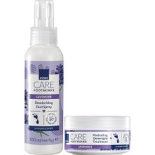 Defne Store Lavanta Özlü Ayak Gece Kremi ve Koku Önleyici Sprey Seti