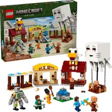 Store 21273 LEGO Minecraft The Ghast Balloon Köy Saldırısı 555 Parça +10 Yaş