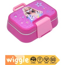 Store Bento 1030ML Lunchbox Barbie Temalı Lisanslı Tek Katlı 2 Bölmeli Paslanmaz Çelik Sefer Tası Yemek Kutu