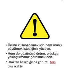 Store 30X 60X Ikili Küçük Yakın Büyüteci LED Aydınlatmalı Lup Büyüteç