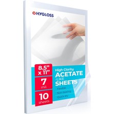 Store Ürünler Şeffaf Film Asetat Sayfalar Tepegöz Projektörler, Sanat ve El Işi Projeleri, 10 Sayfa, Model Numarası: 75910