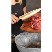 Store Stone-Age Çizilmez Yanmaz Yapışmaz 26 cm Wok Tava