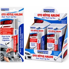 Store 12 Adet Metalik Gümüş Oto Rötuş Kalem Fırça Uç 5ml