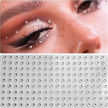 Defne Store Yuvarlak Işıltılı Yüz ve Vücut Taşı Stickerı