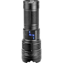 Store PS-1998 Ultra Parlak Su Geçirmez Zoomlu Güçlü 200W 30000 Lümen Şarjlı Bekçi Avcı Kamp El Feneri