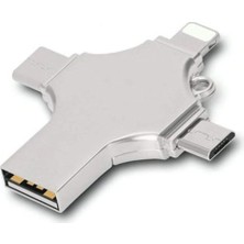 Store Otg 4in1 Cep Telefonu Çok Fonksiyonlu USB Flash Bellek 64 GB Type-C, Micro Sd ve Kart Okuyucu
