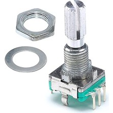 Defne Store EC11 Rotary Encoder Butonlu 20 Adım Pwm 360 Derece Döner Butonlu Dijital Potansiyometre Menu Motor Hız Ayar Kontrol Güç Kaynağı Elektronik Devre Otomasyon Medikal