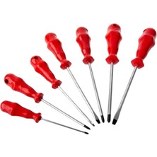 Store ® 7'li Büyük Tornavida Seti Çelik 4 Yıldız 3 Düz Tornavida