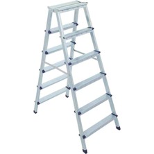 Store 1203 Metal Çift Çıkışlı 3+3 Basamaklı Merdiven