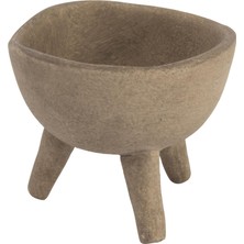 Store Küçük Saksı, Mat, Boz Kahverengi, Pişmiş Toprak, 7,6 cm