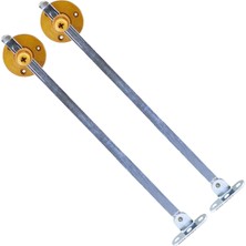 Store Düşer Kapak Makası Frenli Dolap Çekmece Metal 25 cm Sessiz Açma Kapama Amortisör Piston Açık Kahve Bar (2 Adet)
