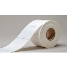 Store 100X100 mm Eko Termal Etiket Rulo Hotmelt Tutkal / 1000 Li Sarım/ø 25 mm