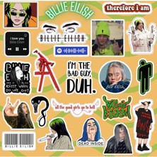 Store Billie Eilish Sticker Seti | Laptop Notebook Telefon Etiket