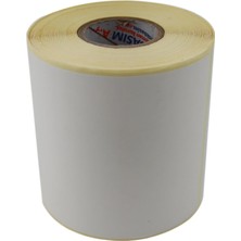 Store Vellum Etiket 100MM x 120MM Ruloda 400 Adet 40MM Kuka Çapında Baskısız Not Alma Etiketi