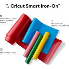 Store Discover 3 ve Maker 3 Için Smart Iron On (33 cm x 2,7 M, Siyah) - 3,7 M'ye Kadar Uzun Kesimler Için Matsız Kesim