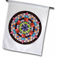 Store FL_23186_1 Altıgen Işaret 1 Pennsylvania Hollanda Şans Koruma Sembolü Bahçe Bayrağı, 30 x 45 cm