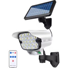 Store 4.7mt Kablolu Güneş Enerji Panelli Kamera Görünümlü Güneş Enerjili Solar Bahçe Lambası 3mod +Kumanda
