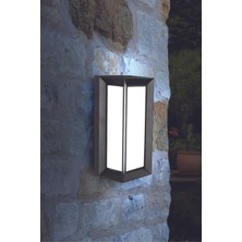 Store Bahçe Aydınlatması LED Işık 25CM 12W Beyaz Işık 6500K Zita Ultra Bahçe Duvar Aplik Su Geçirmez