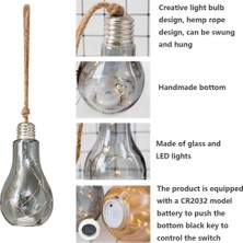 Store Sarkıt Lamba, Ampul, LED Işık Zinciri, Pilli, Tekstil Kablo, Asma Lamba, Elektriksiz Pille Çalışır, Bahçe Lambası, Fener, Doğum Günü, Düğün, Noel Için Aydınlatma KX015 (Titanium)