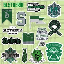 Store Harry Potter - Slytherin Sticker Seti | Laptop Notebook Telefon Etiket