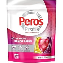 Defne Store Pratik Renkliler Çamaşır Kapsülü, 26'lı