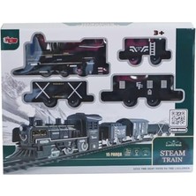 Defne Store FF-1603C-4C Sesli ve Işıklı Buharlı Tren Oyun Seti