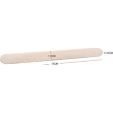 Defne Store 100 Adet Ahşap Ağda Spatulası