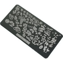 Defne Store VV23 Nail Art Stamping Baskı Plakası