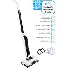Defne Store CB-702 1250W Buharlı Mop, 180° Dönebilen Başlık, Halı ve Sert Zemin Temizleyici