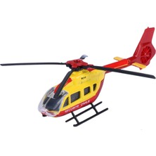 Majorette Fransız Sos Serisi Helikopter H145 Sarı Kırmızı