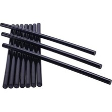 Defne Store 20 Adet Siyah Silikon Çubuk 11 mm x 30 cm