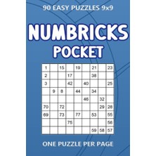 Defne Store Numbricks Pocket: 90 Easy Puzzles 9x9 One Puzzle Per Page (4 x 6 Inches In Size)